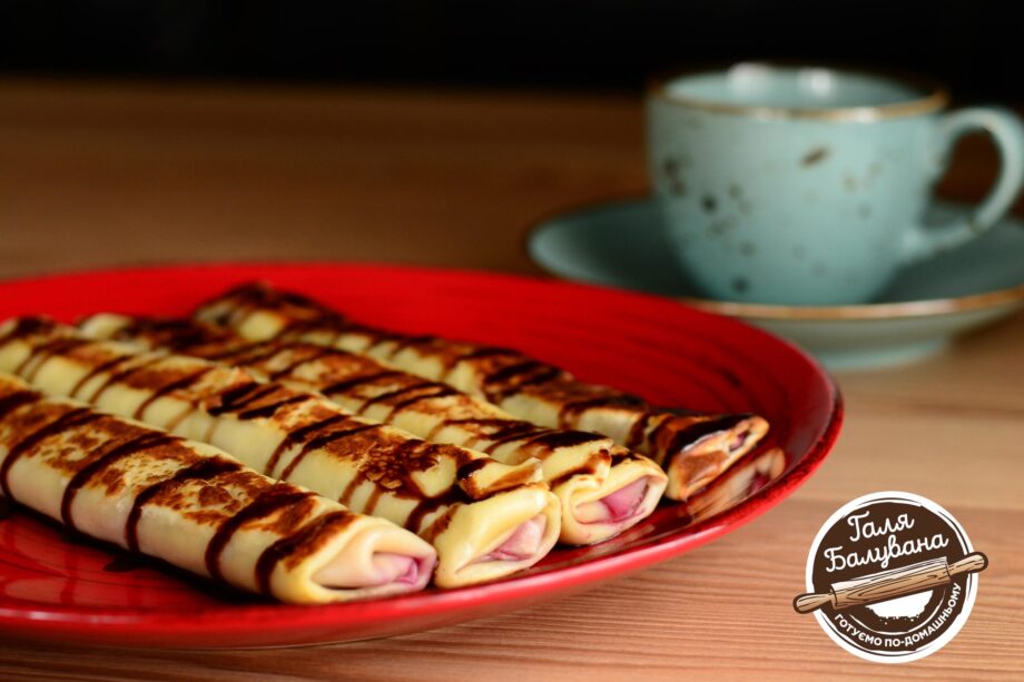 Pancakes with poppy seeds and cherries (500gr)