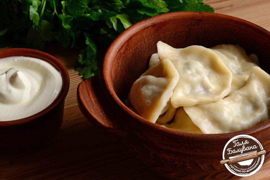 Vareniki with liver