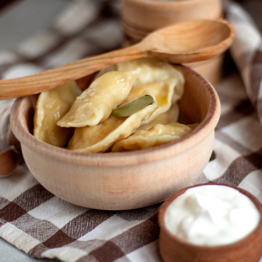 Vareniki with liver